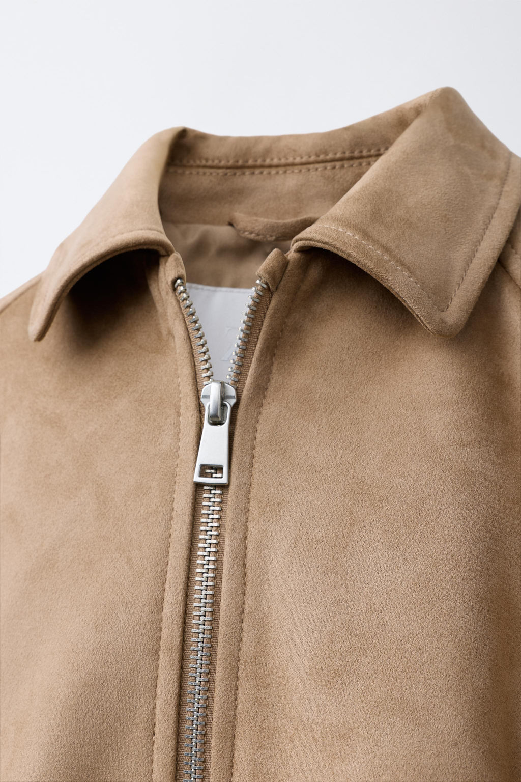 FAUX SUEDE BALLOON JACKET - Zara фото 5