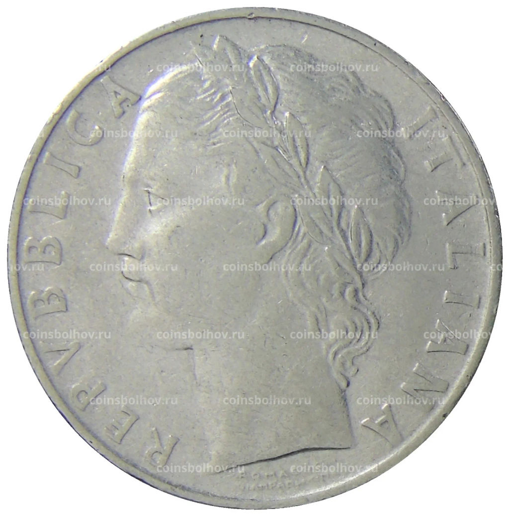 Монета 100 лир 1956 года Италия