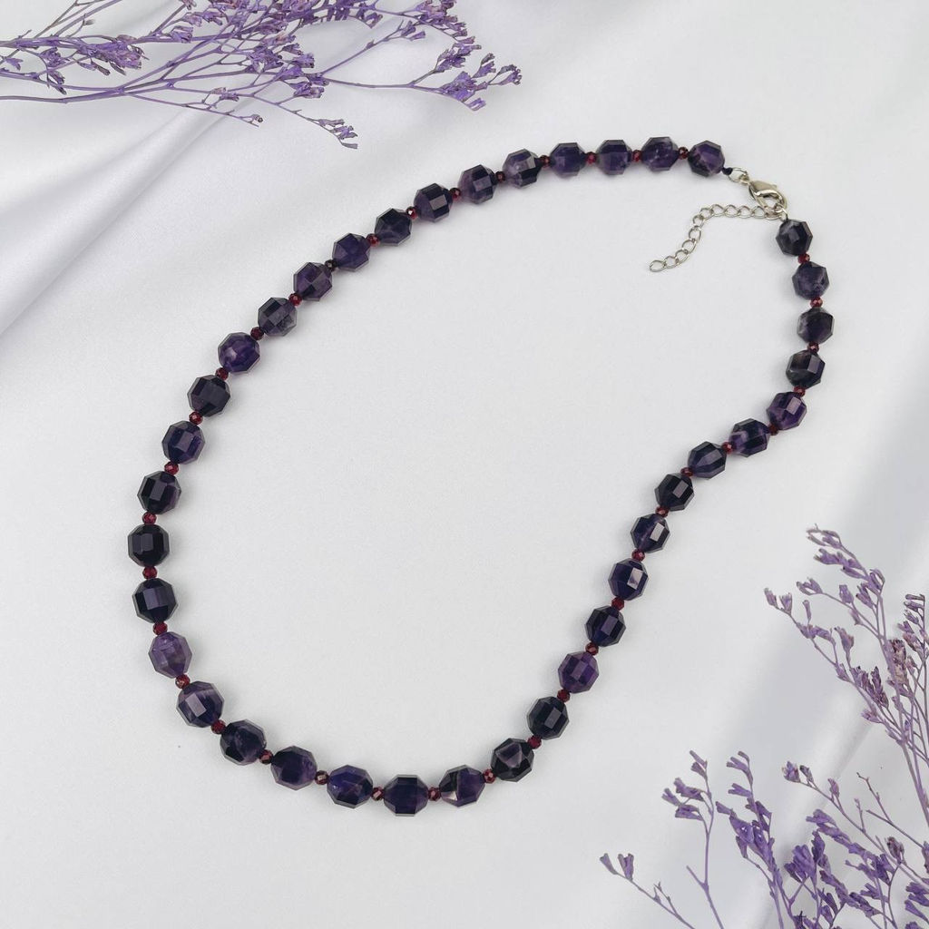 Колье из Аметиста и Граната (Бразилия/Индия)