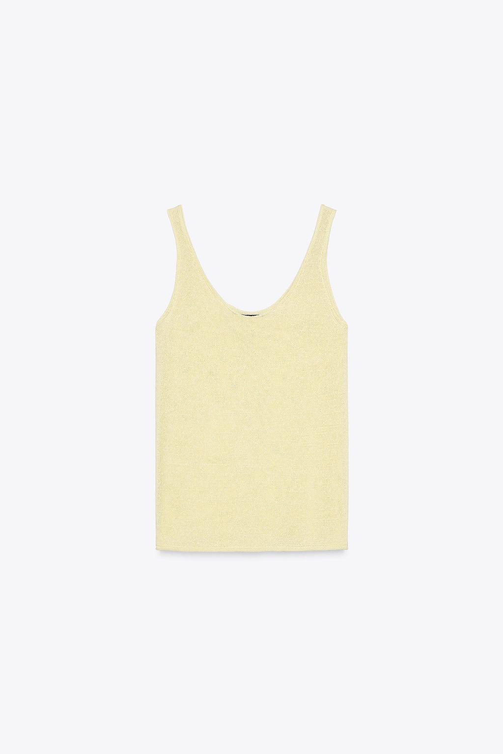 LINEN BLEND KNIT TOP