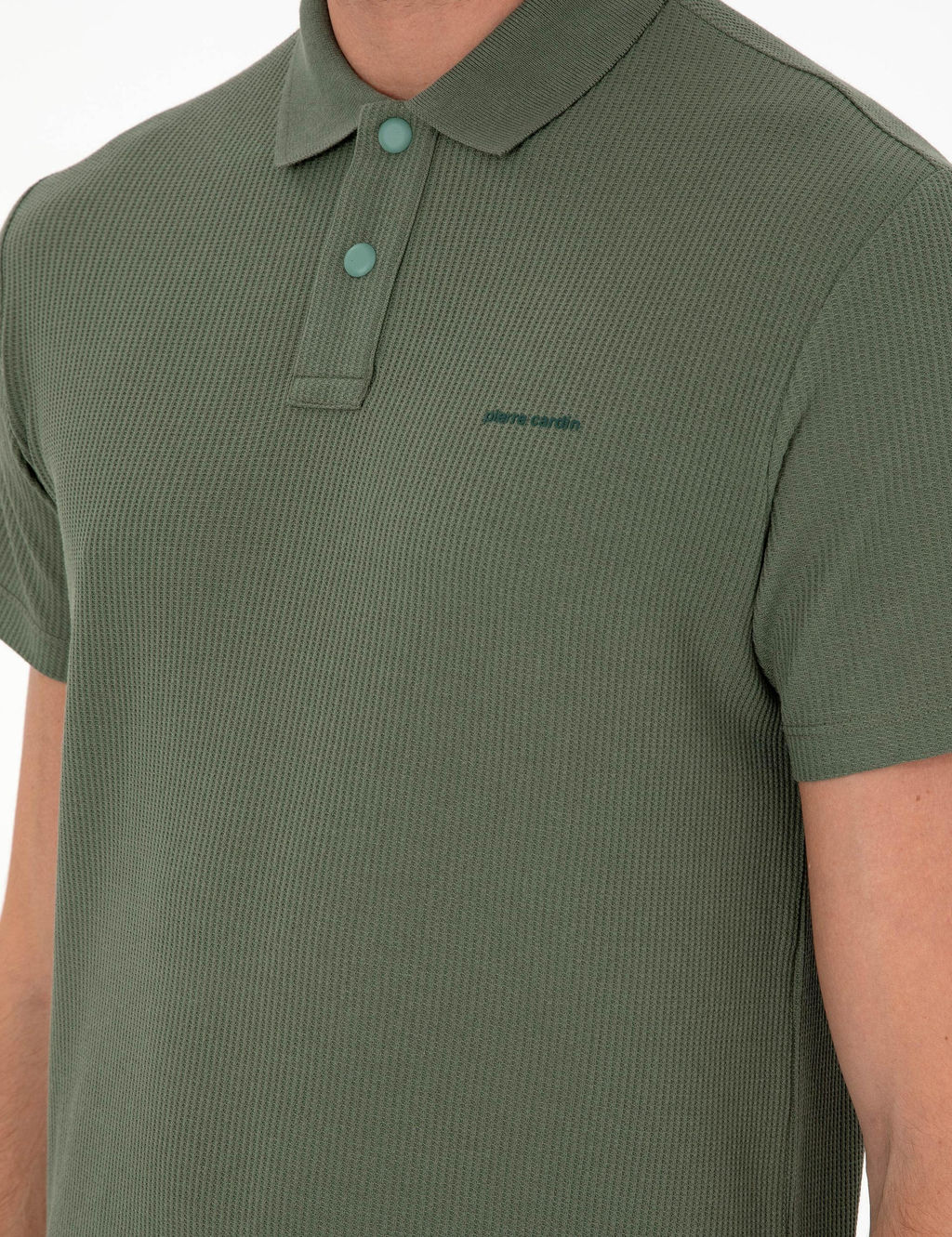 Haki Slim Fit Ti__rt - Pierre cardin фото 7