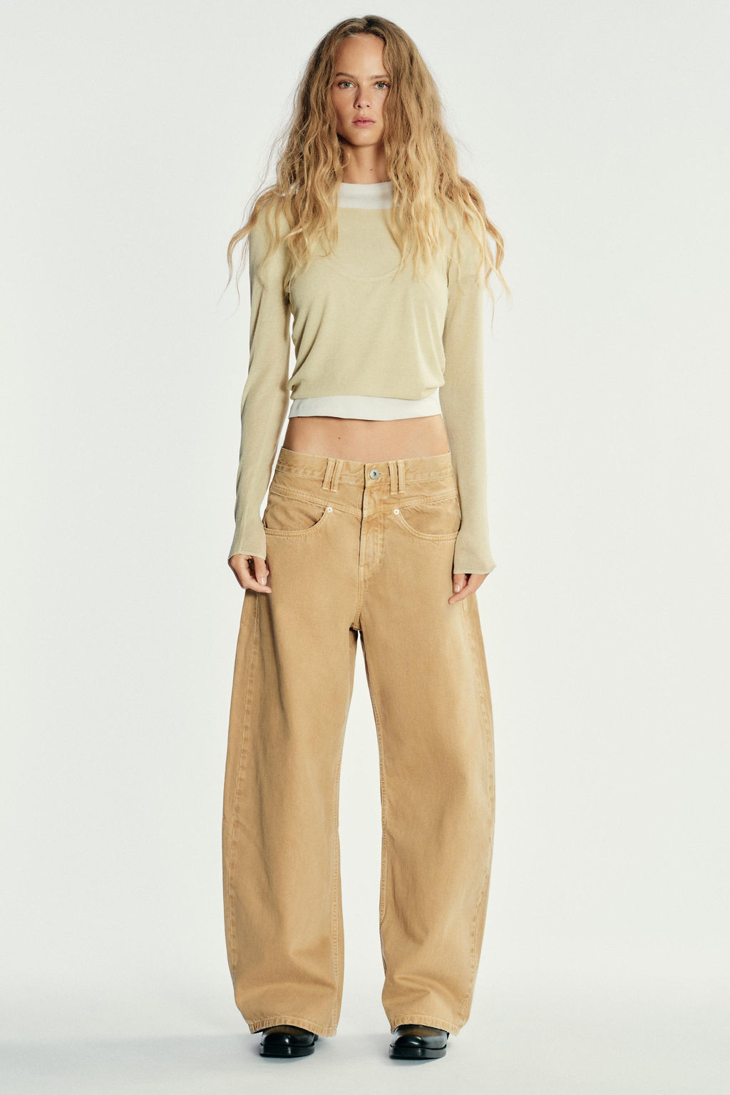 TRF BAGGY LOW-RISE JEANS - Zara фото 10