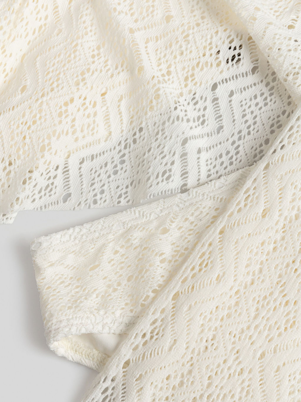 ACOOLA / Костюм купальный детский для девочек Kanau молочный  фото 3