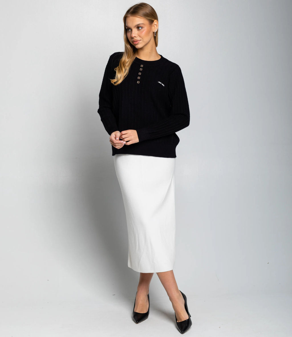 Джемпер #КТ8201 (5), чёрный - Dommod фото 4