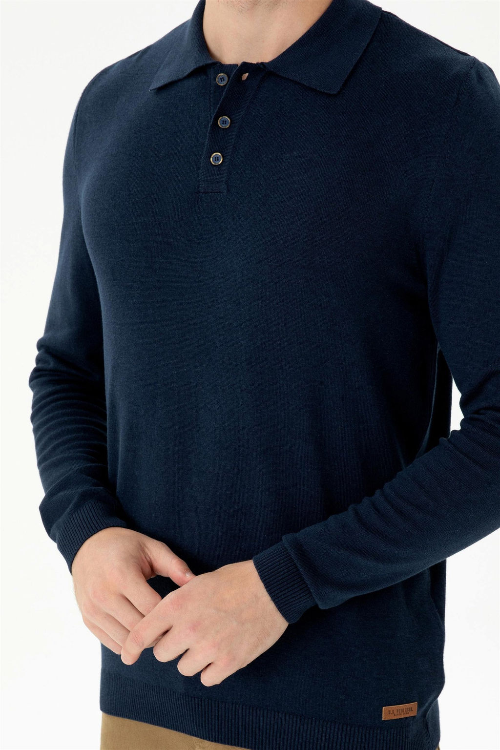 U. S. Polo Assn Мужской темно-синий свитер - U.s. polo assn фото 13