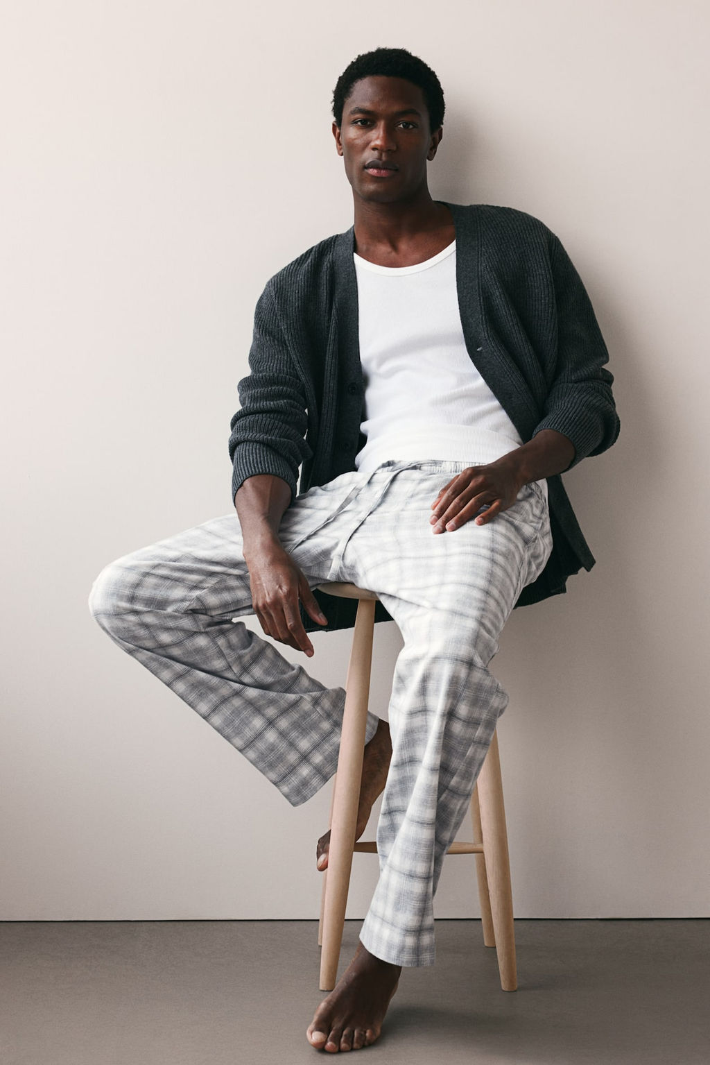 Pantalon de pijama de franela - H&m фото 4