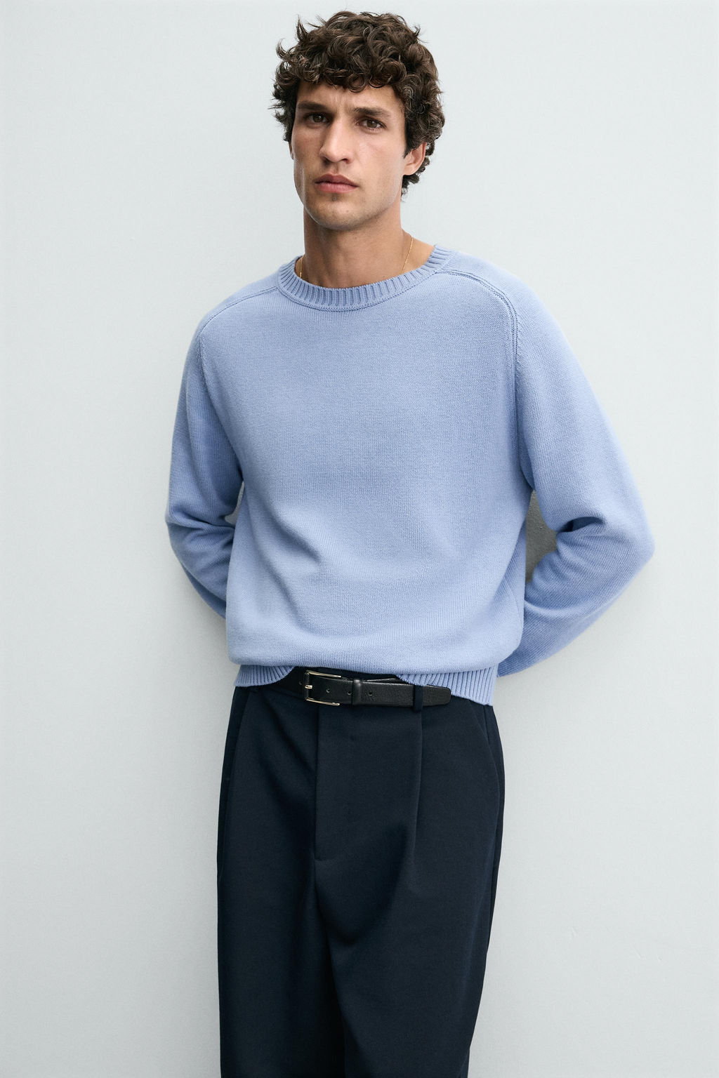 COTTON-CASHMERE SWEATER
