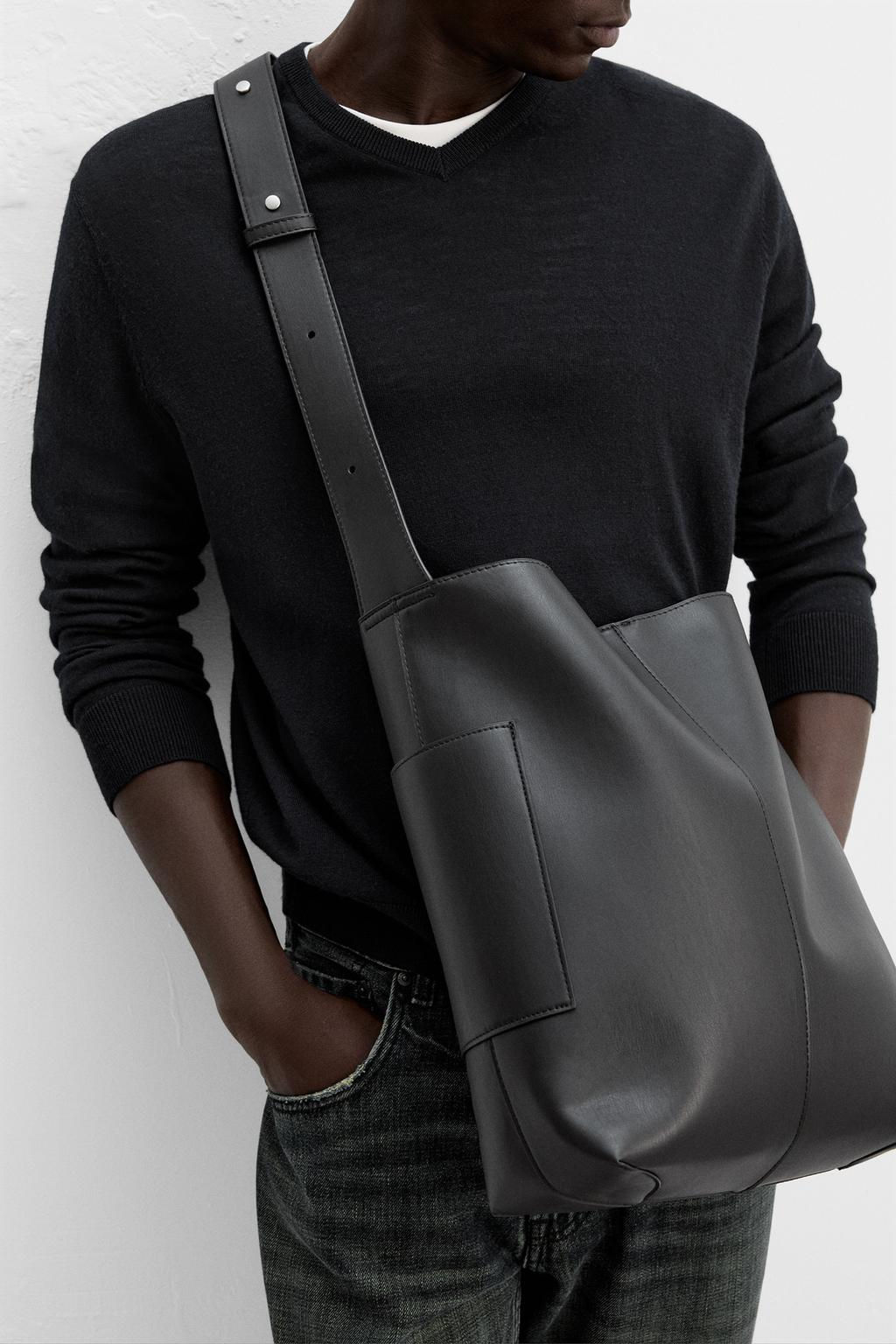 SHOPPER BAG WITH POCKET - Zara фото 8