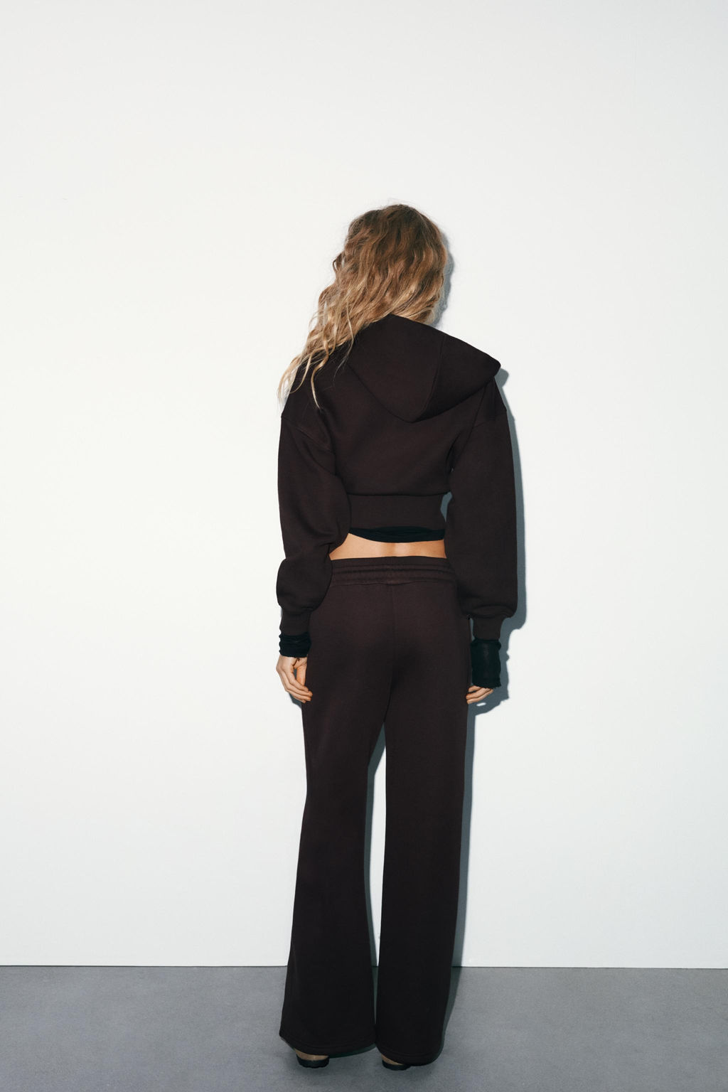 STRAIGHT-LEG PLUSH TROUSERS - Zara фото 13