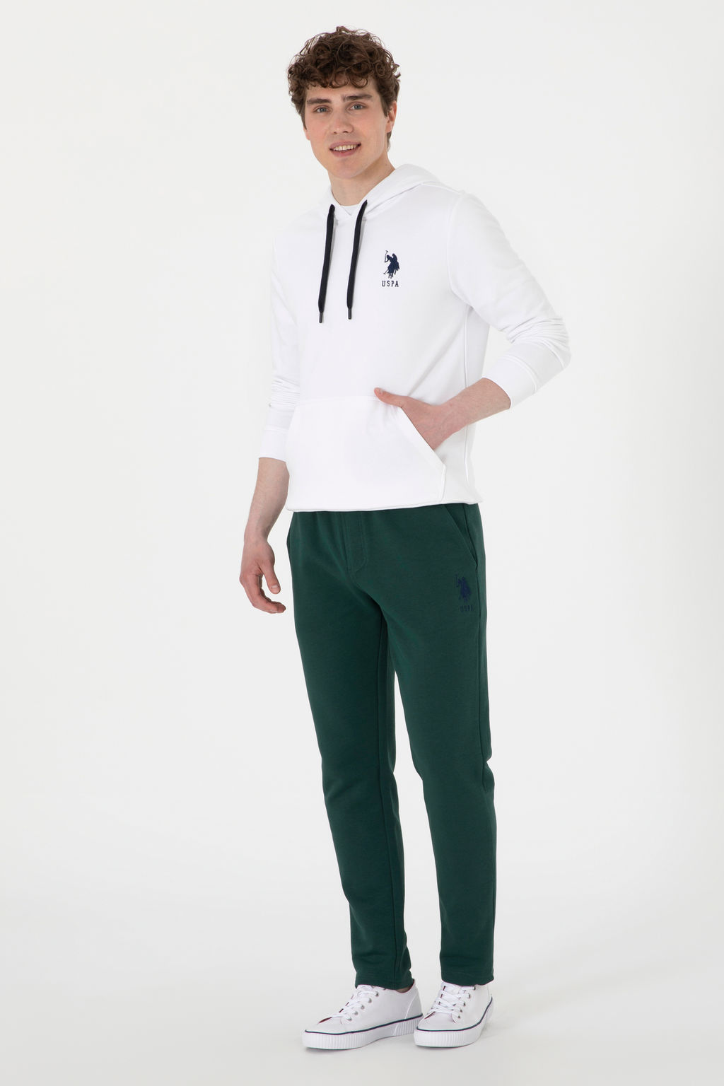 Erkek Beyaz Basic Sweatshirt Sepette S_rpriz _ndirim - U.s. polo assn фото 11