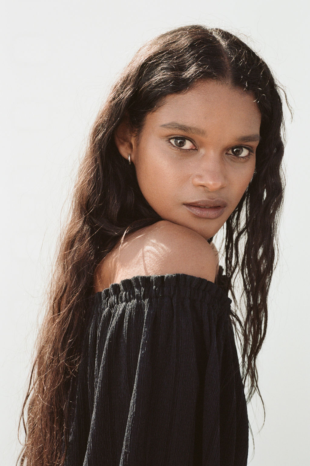 Top off-the-shoulder con efecto arrugado - H&m фото 7
