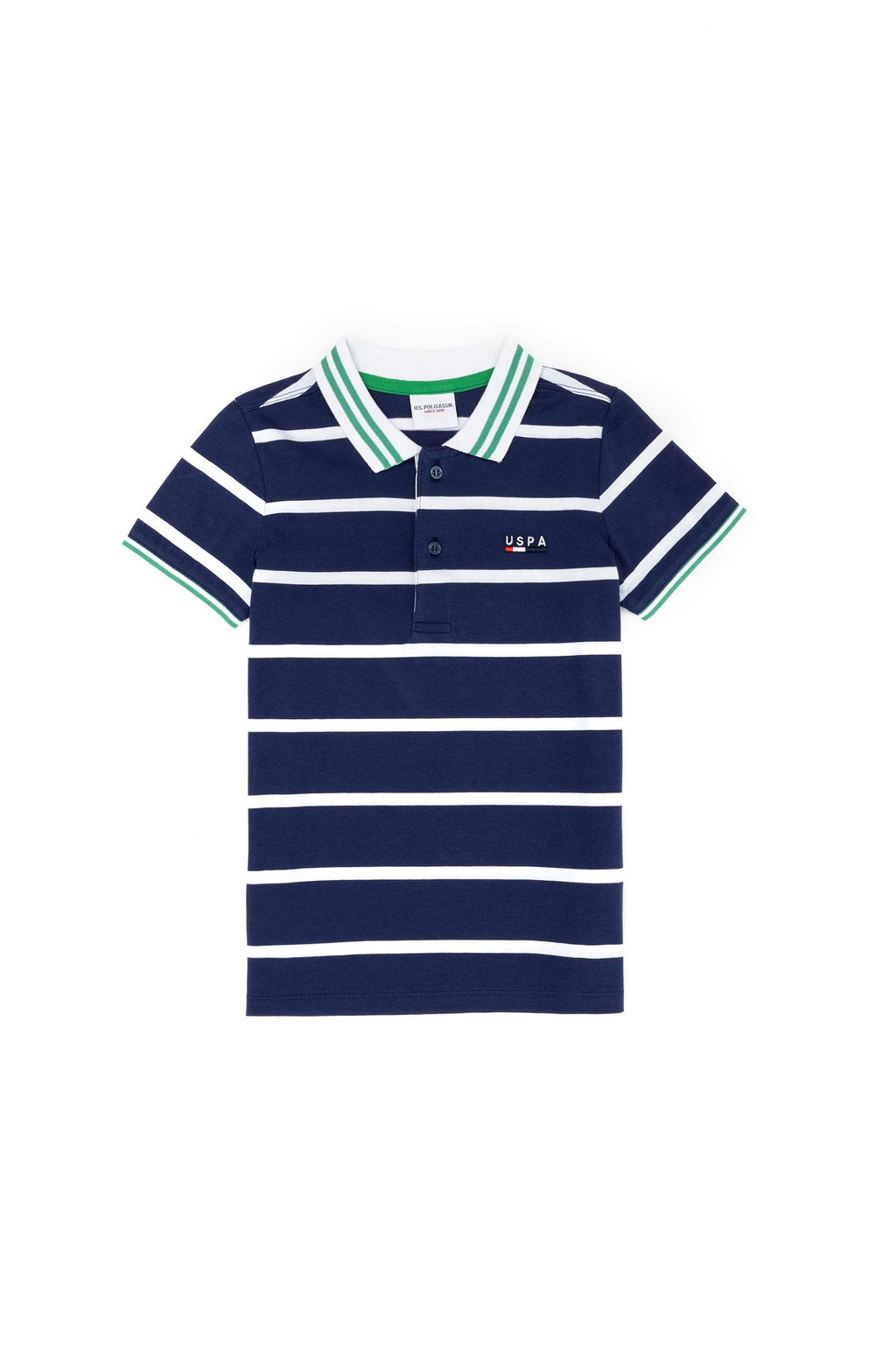 U. S. Polo Assn Темно-синяя футболка с воротником-поло для мальчика - U.s. polo assn фото 4