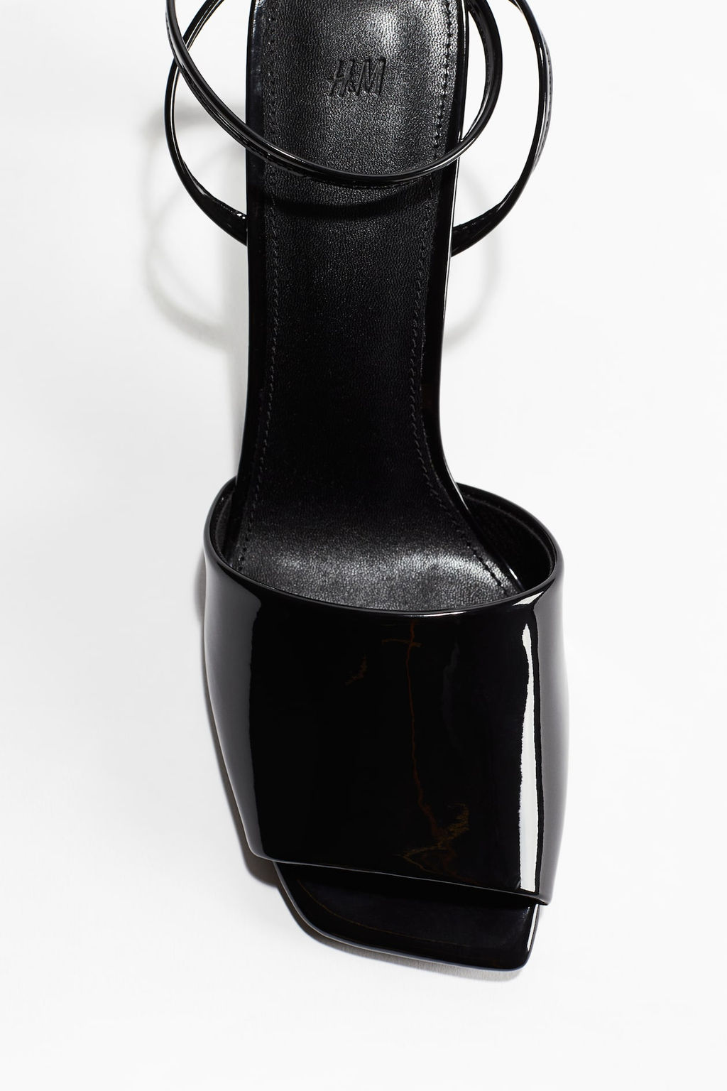 Sandalias de tacon con puntera cuadrada - H&m фото 3