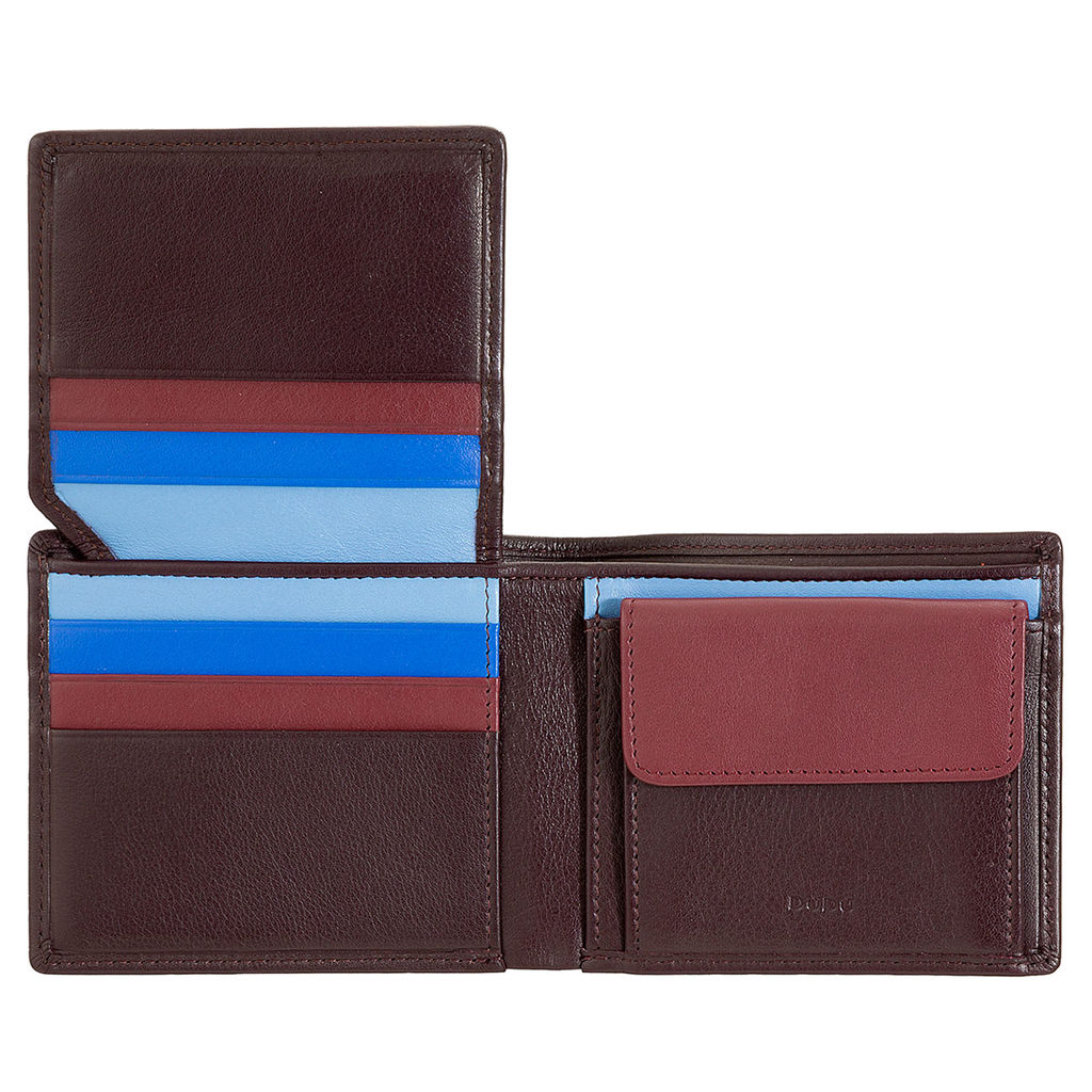 Итальянский мужской кошелек DuDu серии Tullio | темно-бордовый - Dudubags фото 4