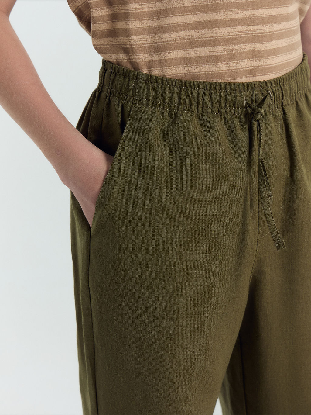 Брюки для мальчиков в серо-зеленом цвете - Mark formelle фото 5