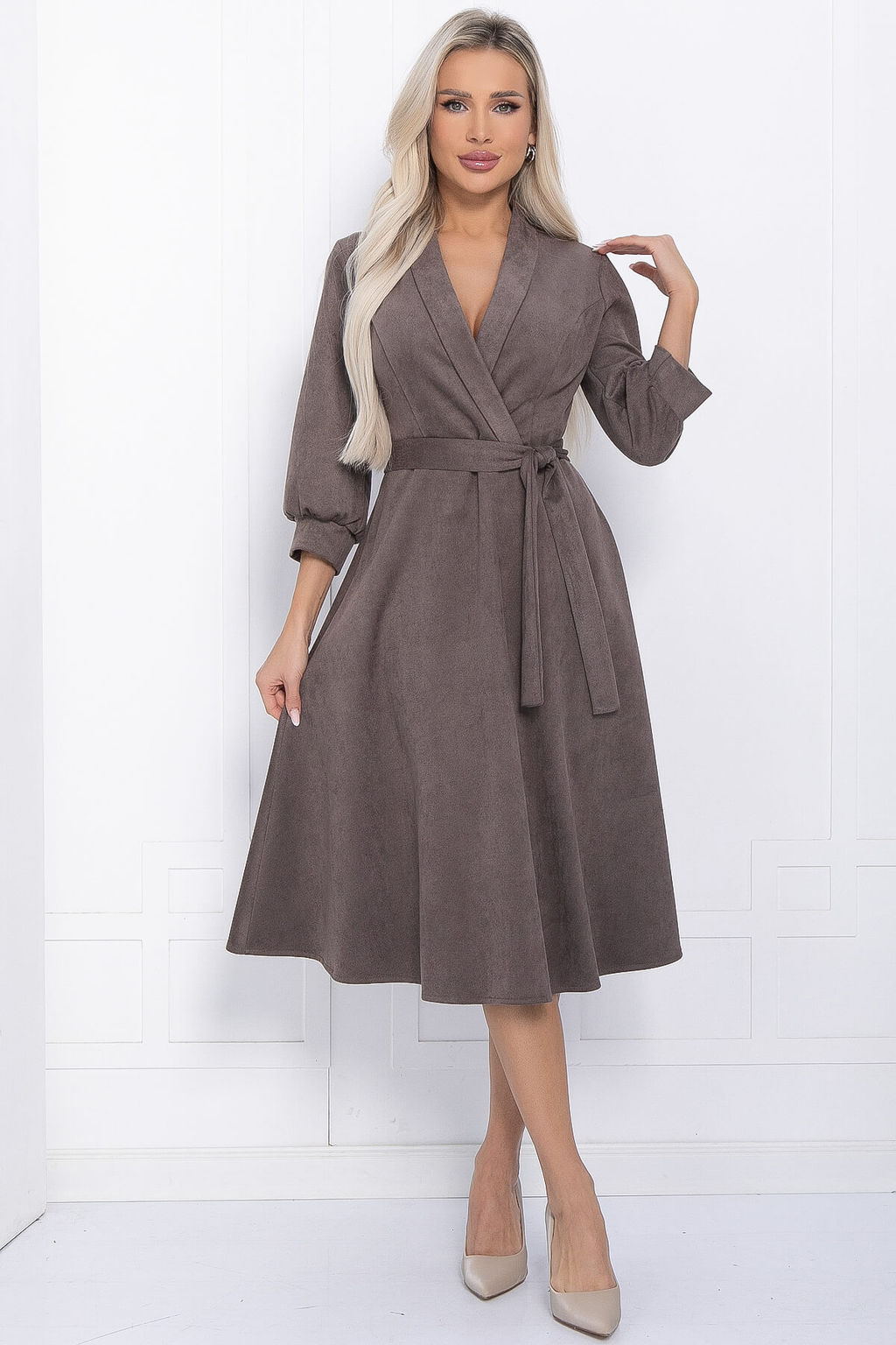 Платье Калимба (коричневое) П12284-12 - Lt collection фото 4