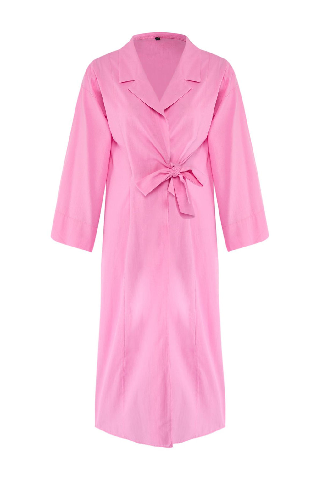 Pembe Maxi Dokuma Kruvaze Baglamal? %100 Pamuklu Plaj Kimono&Kaftan TBESS25KM00004 - Trendyolmilla фото 6