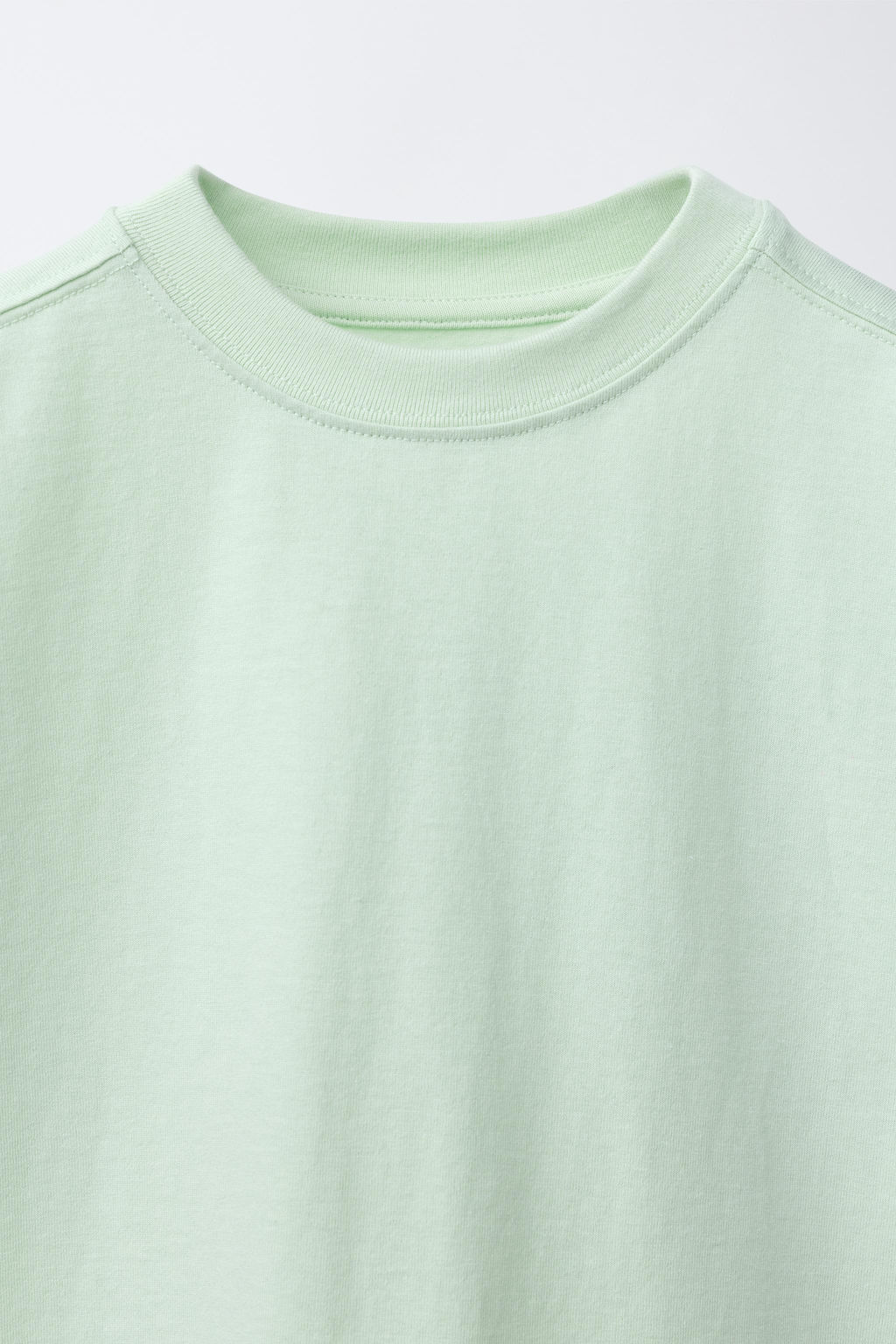 CAMISETA BORDADOS / Verde agua - Zara фото 3