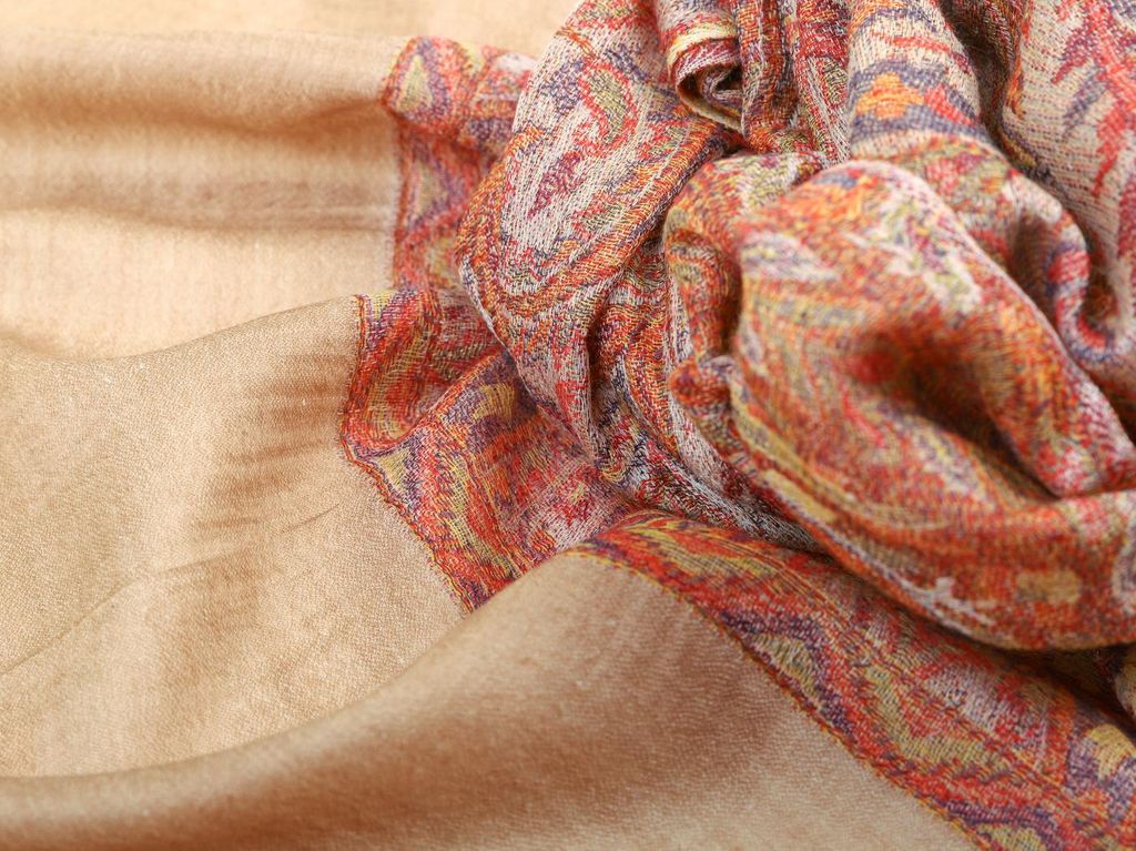 Палантин кашемир 100% в ассортименте №Тк1004/39 - Ганг фото 3