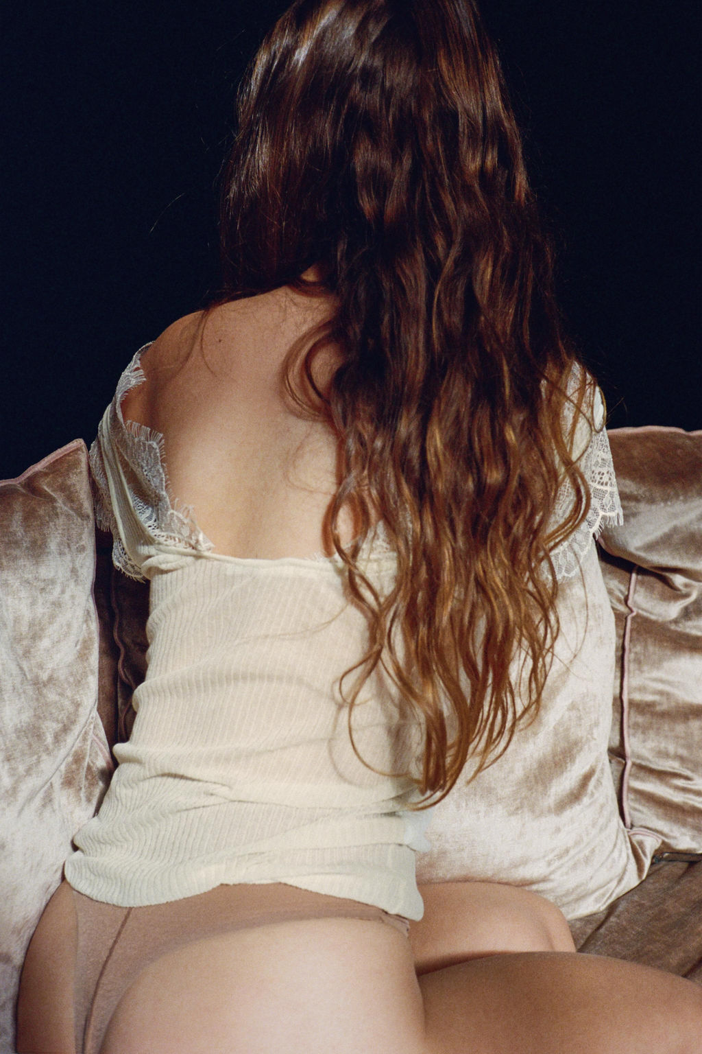 TOP PUNTO ENCAJE / Crudo - Zara фото 2