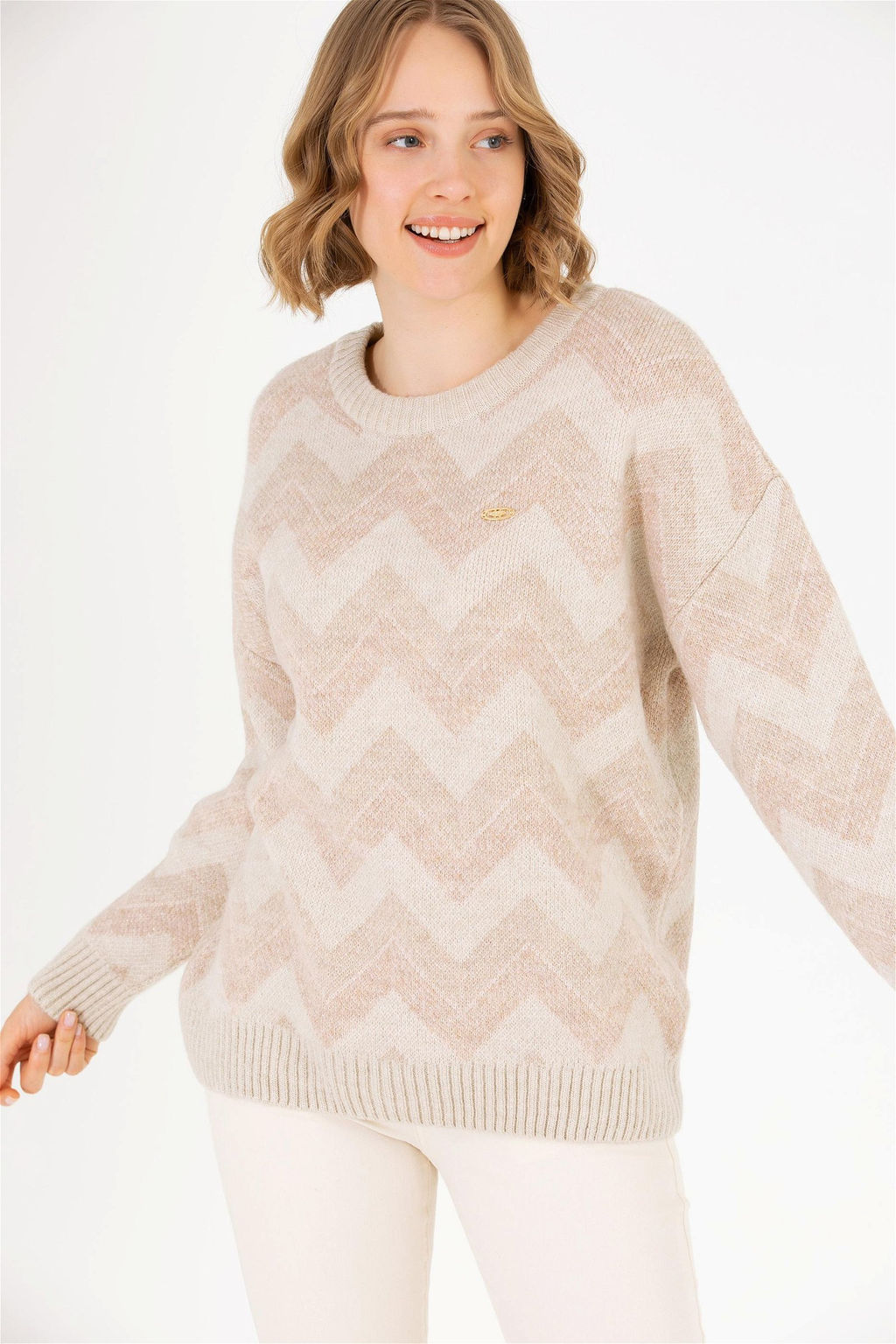 U. S. Polo Assn Женский свитер с v-образным вырезом Магнолия - U.s. polo assn фото 9