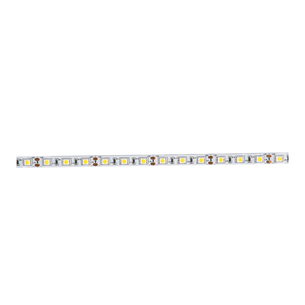 ULS-Q221 5050-60LED/m-10mm-IP20-DC12V-14,4W/m-5M-3000K Гибкая светодиодная лента на самоклеящейся основе. Катушка 5 м. в герметичной упаковке. Теплый белый свет(3000K). ТМ Volpe.