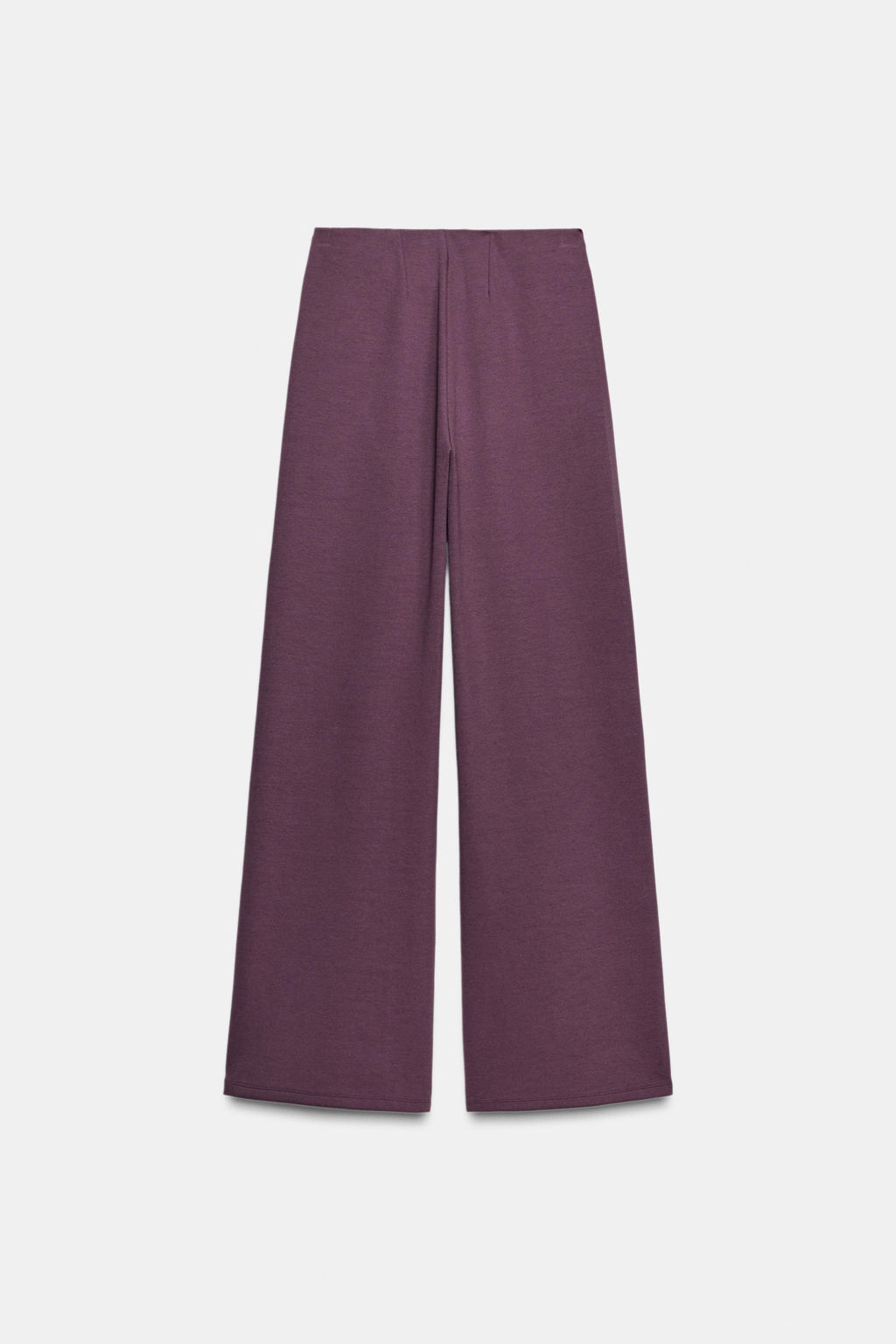 INTERLOCK WIDE-LEG TROUSERS - Zara фото 8