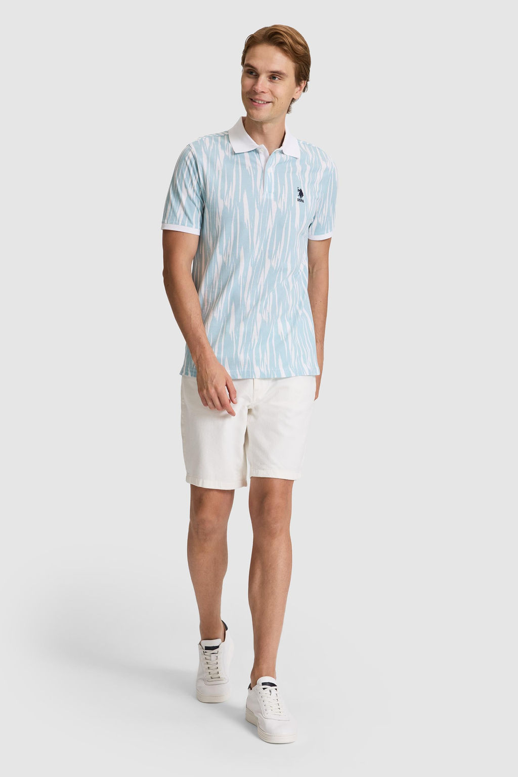 Erkek Mavi Regular Fit Polo Yaka Ti__rt