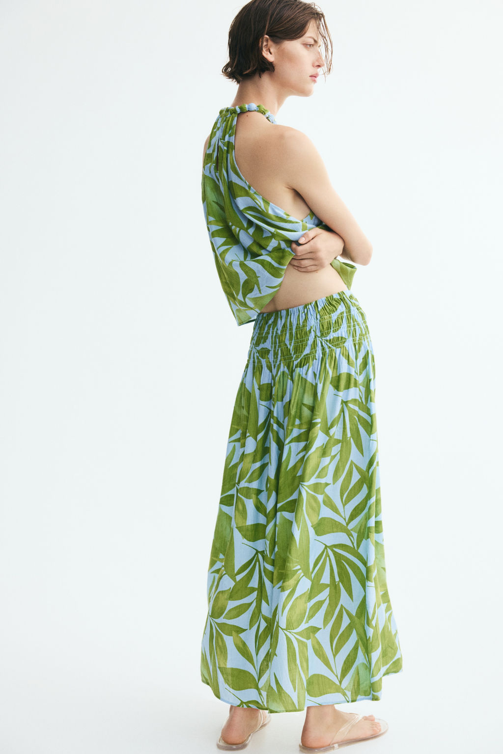 Falda midi con textura - H&m фото 4