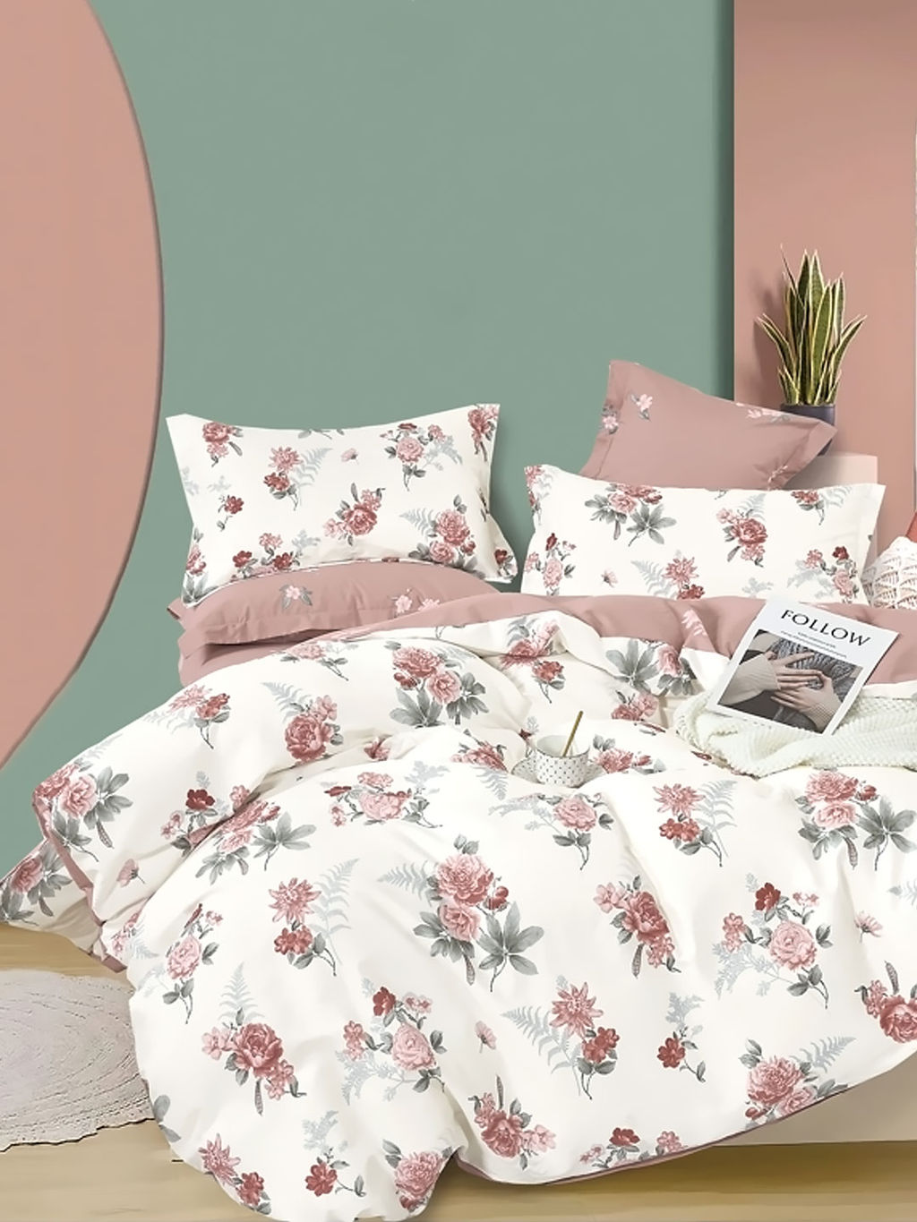 КПБ Сатин Элит - КОКЕТКА 1.5 сп. (нав.70х70)