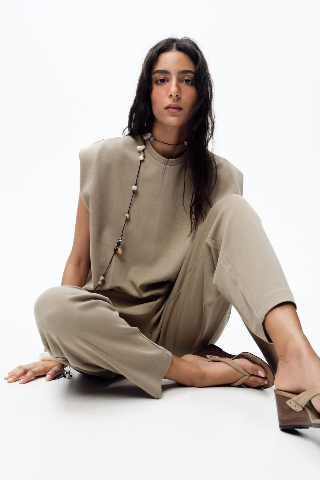 WASHED PLEATED TROUSERS - Zara фото 6