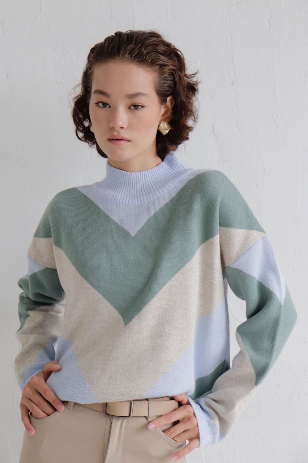 10344 Свитер мятно-голубой - Martichelli фото 7