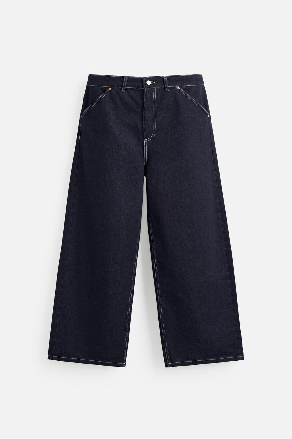 WIDE-LEG BAGGY JEANS - Zara фото 7