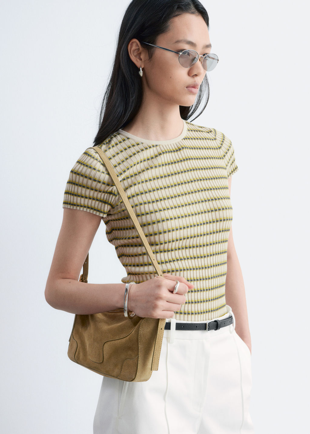 Camiseta de punto de canal? a rayas - H&m фото 7
