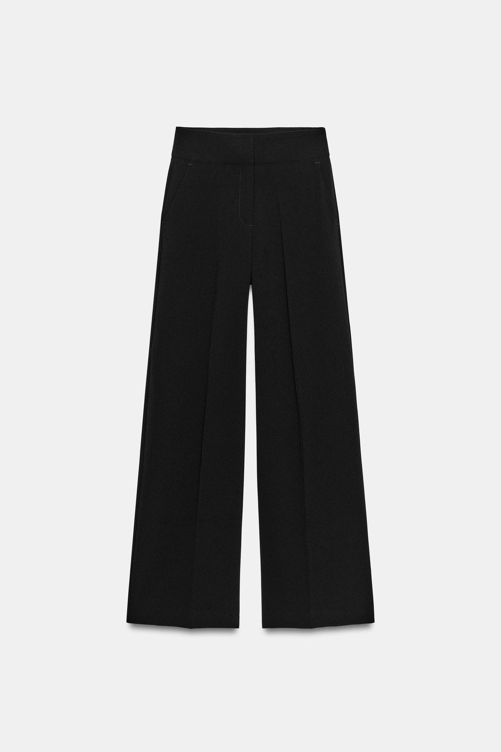 PANTAL?N ANCHO TIRO ALTO / Negro - Zara фото 5