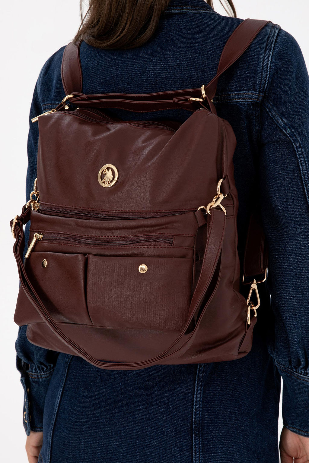 Kad_n Bordo _anta Sepette S_rpriz _ndirim - U.s. polo assn фото 2
