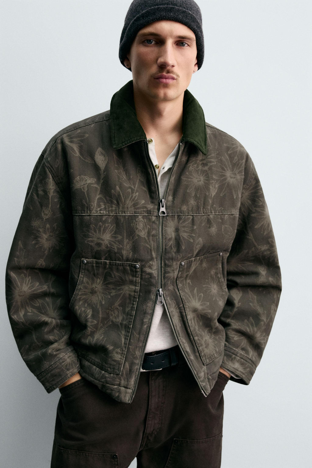 FLORAL PRINT JACKET - Zara фото 6