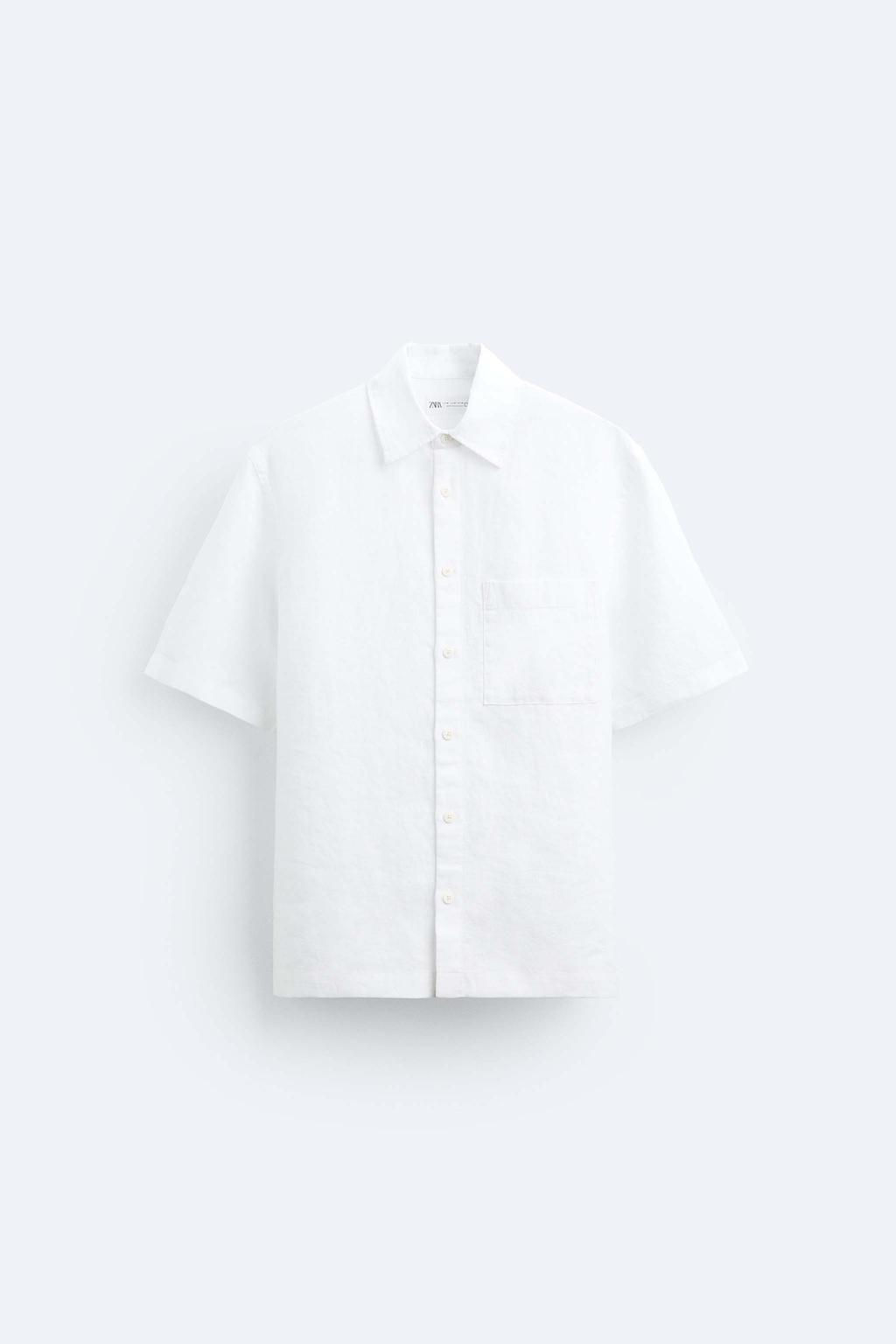 %100 KETEN GOMLEK - Zara фото 6