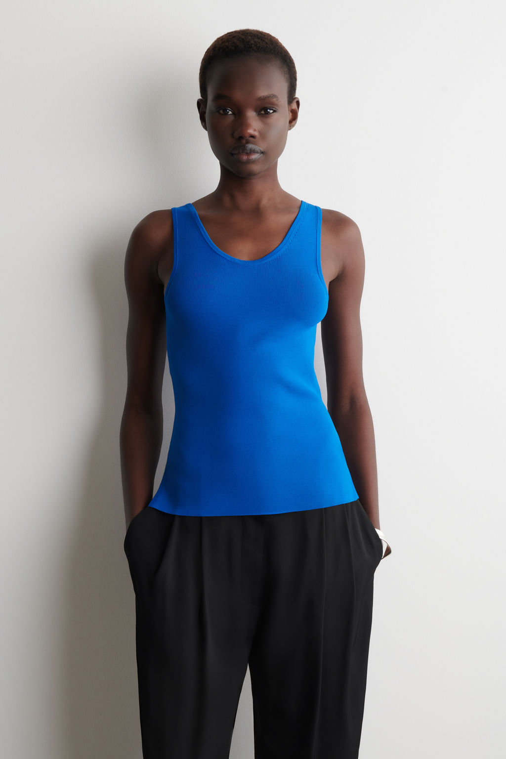 TOP DE TIRANTES DE PUNTO CON CUELLO REDONDO - H&m фото 3