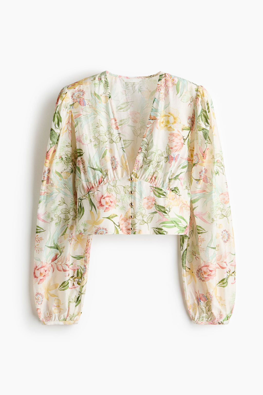 Blusa con escote en V - H&m фото 2