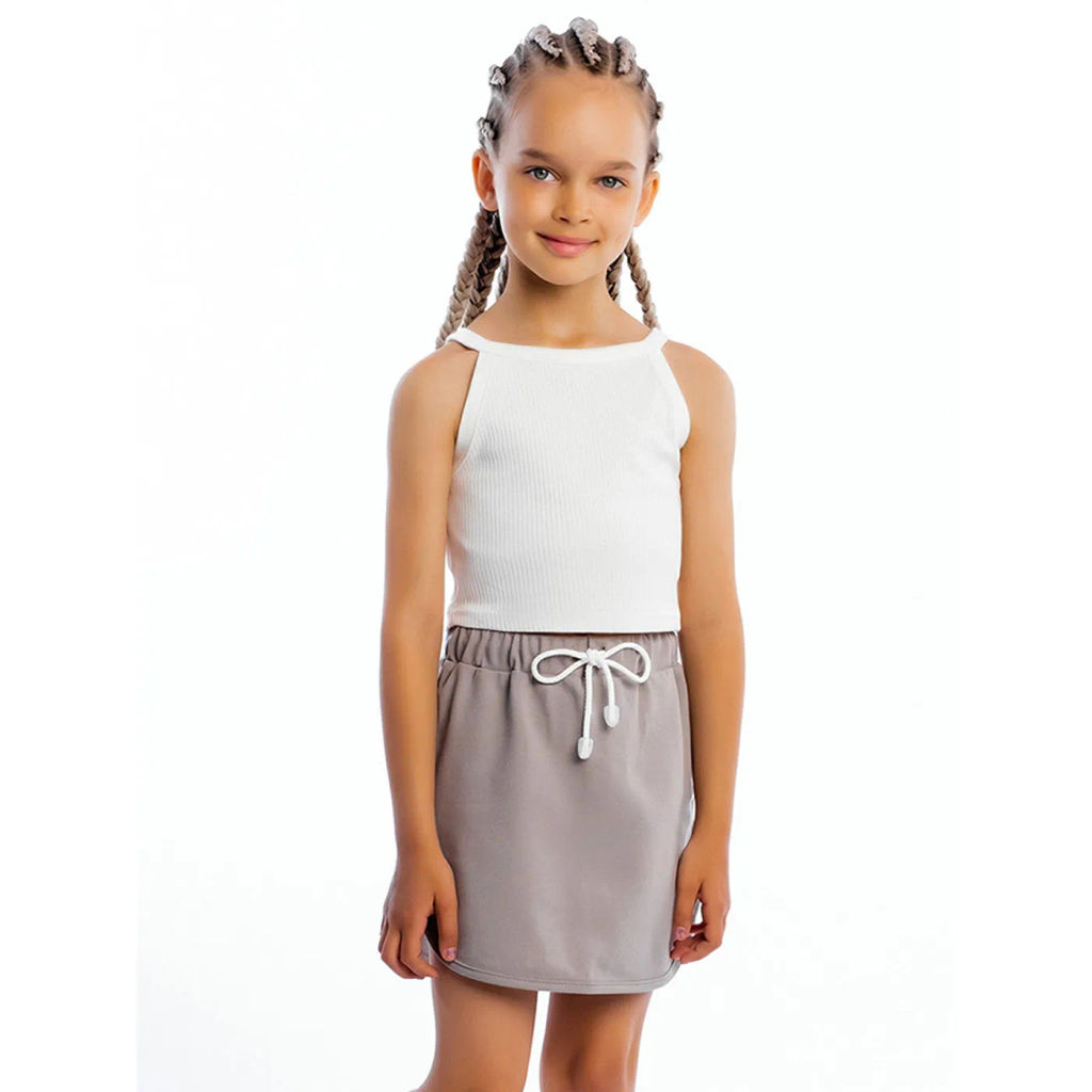 Комплект топ рибана, юбка пике 7001900303 - Youlala фото 13