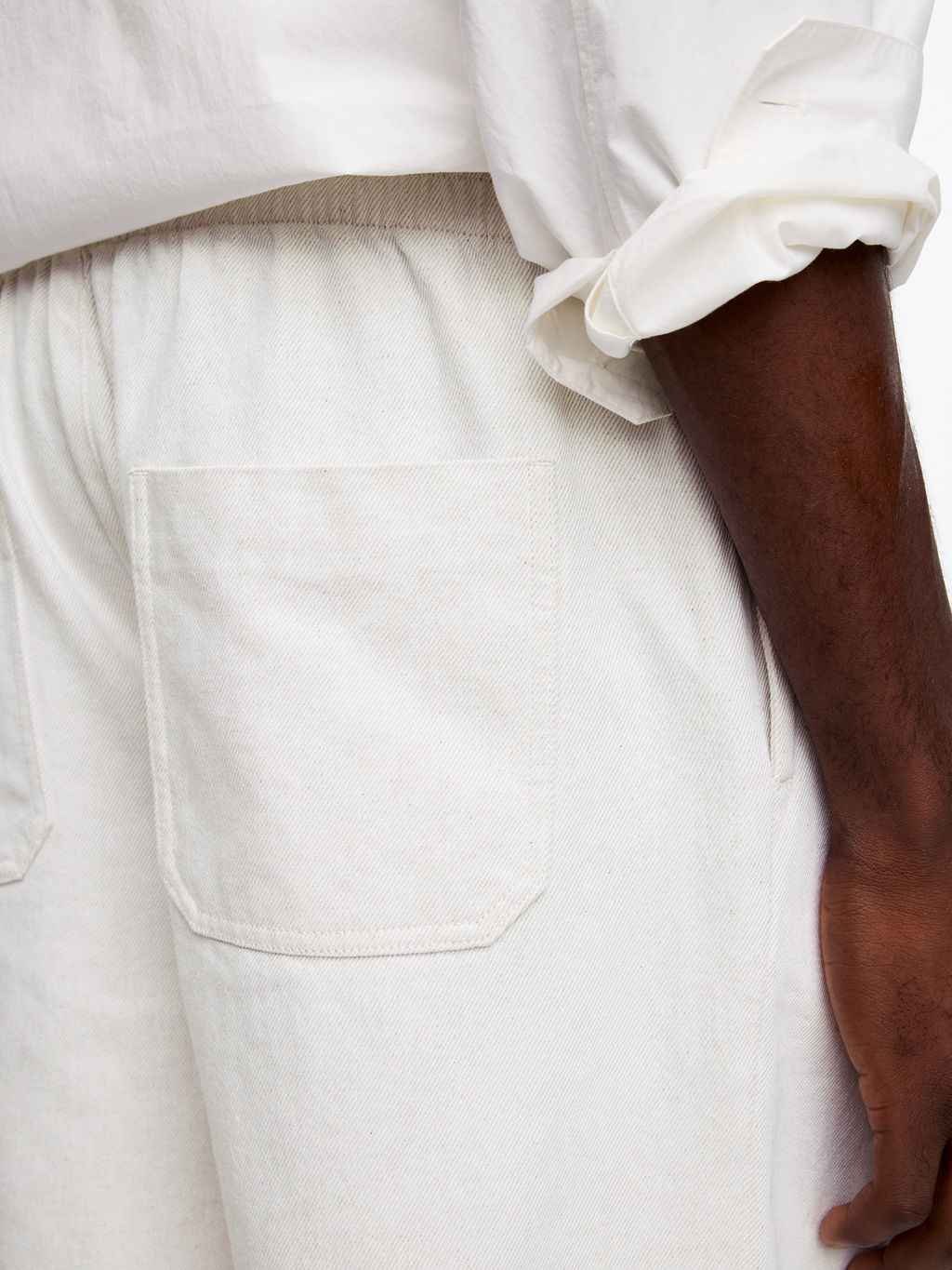 Pantalones cortos de lino y algod?n relaxed fit - H&m фото 4