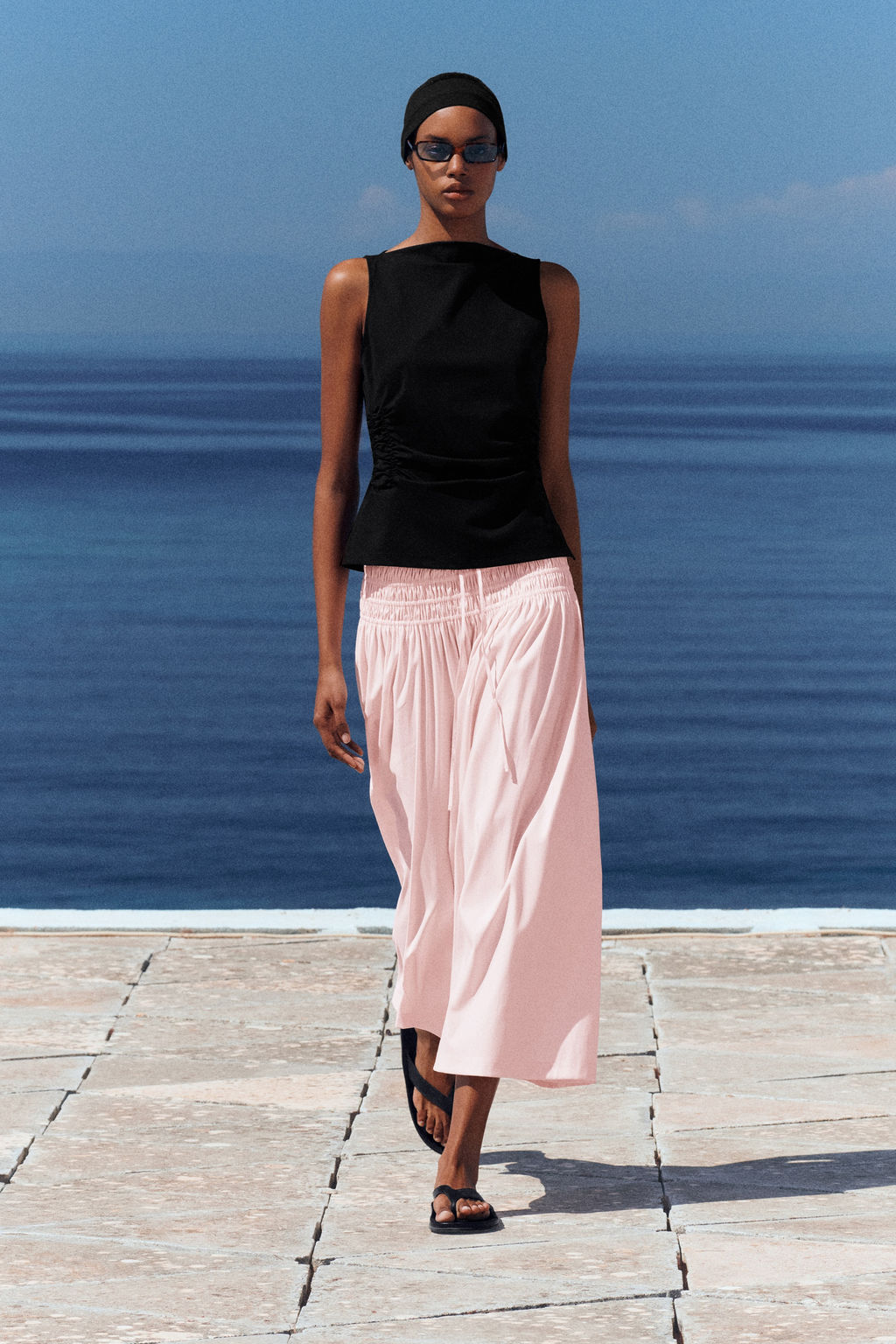 RUCHED-WAIST MIDI SKIRT - H&m фото 4
