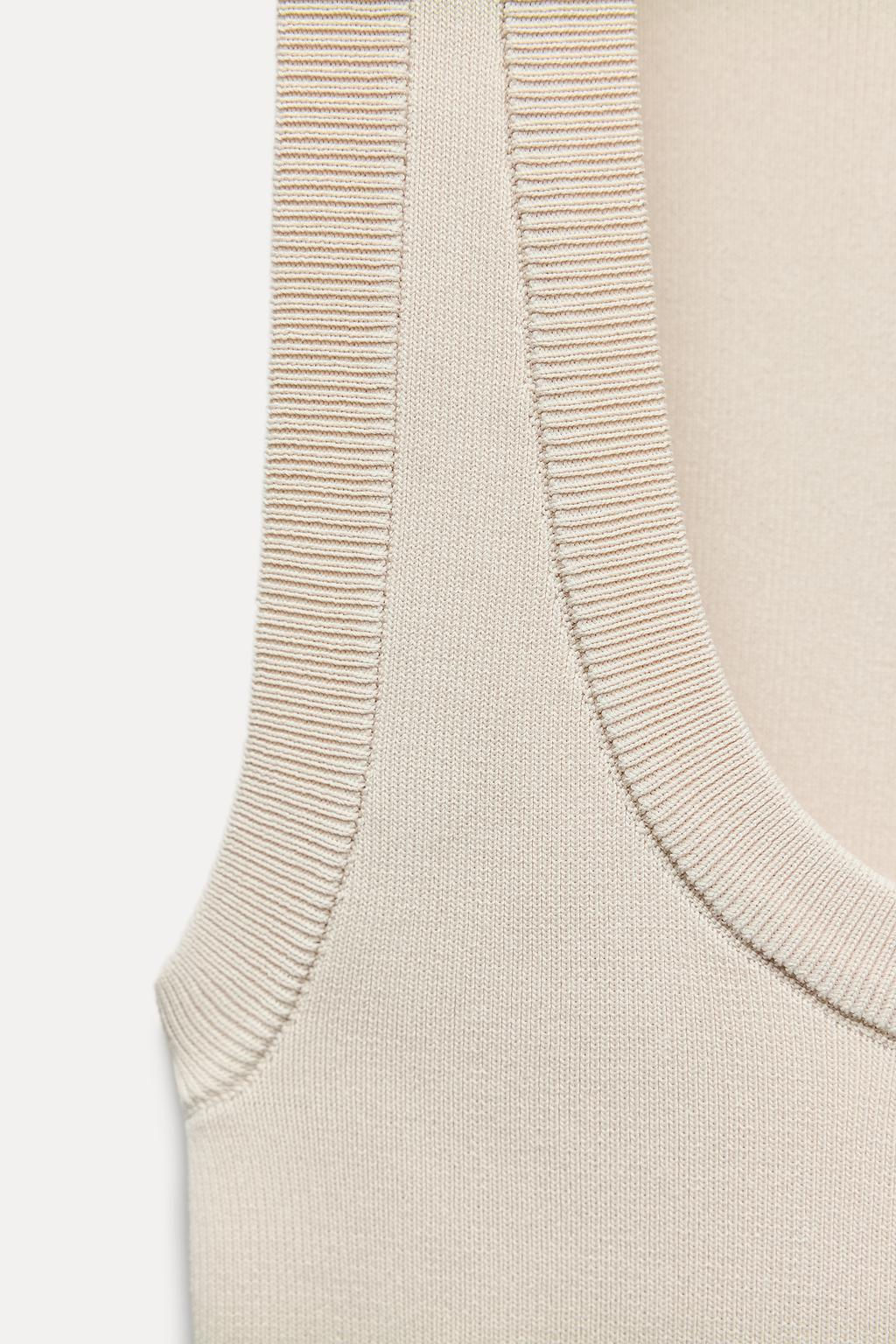 PLAIN KNIT TOP - Zara фото 9