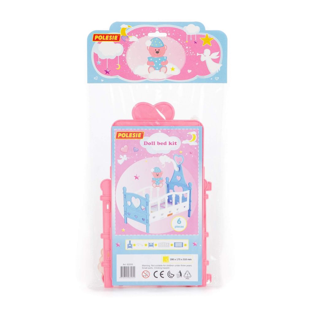 Кроватка сборная для кукол №3 (6 элементов) (в пакете) - Полесье фото 8