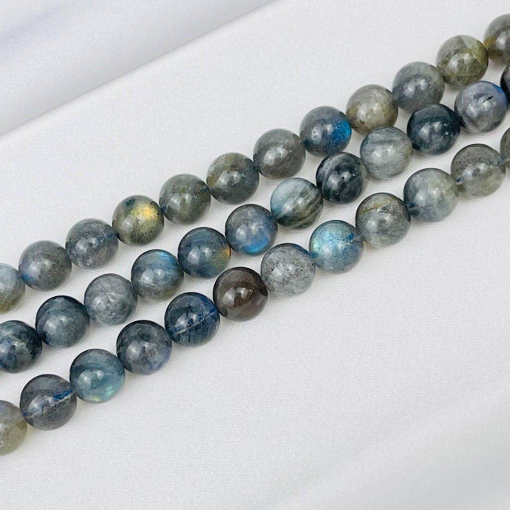 Бусины для украшений из Лабрадора (40 бусин) 39 см