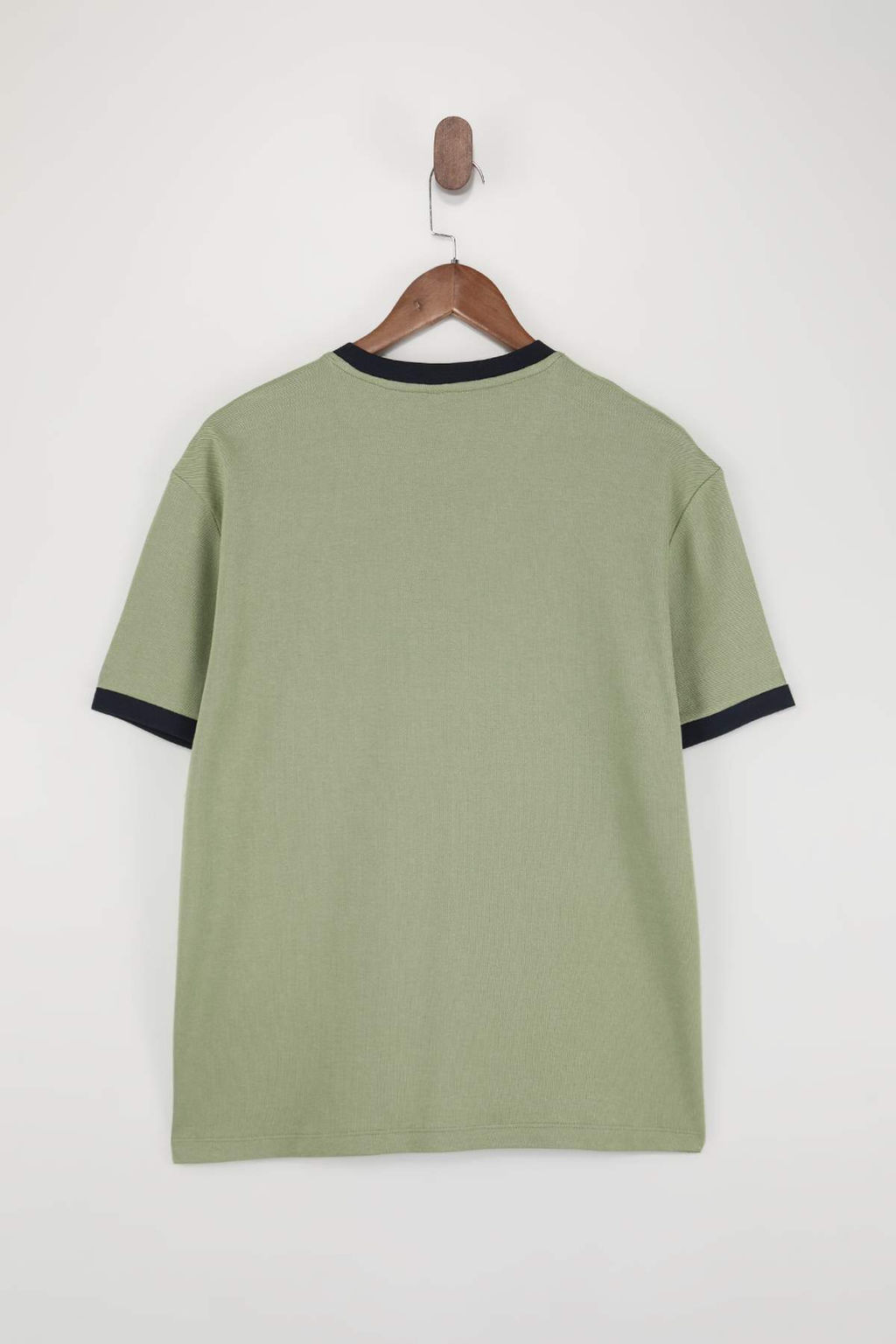 Lacivert Regular/Normal Kesim Kontrast Yaka ve Kol Detayl? Pike Dokulu T-Shirt TMNSS26TS00009 - Trendyolmilla фото 12