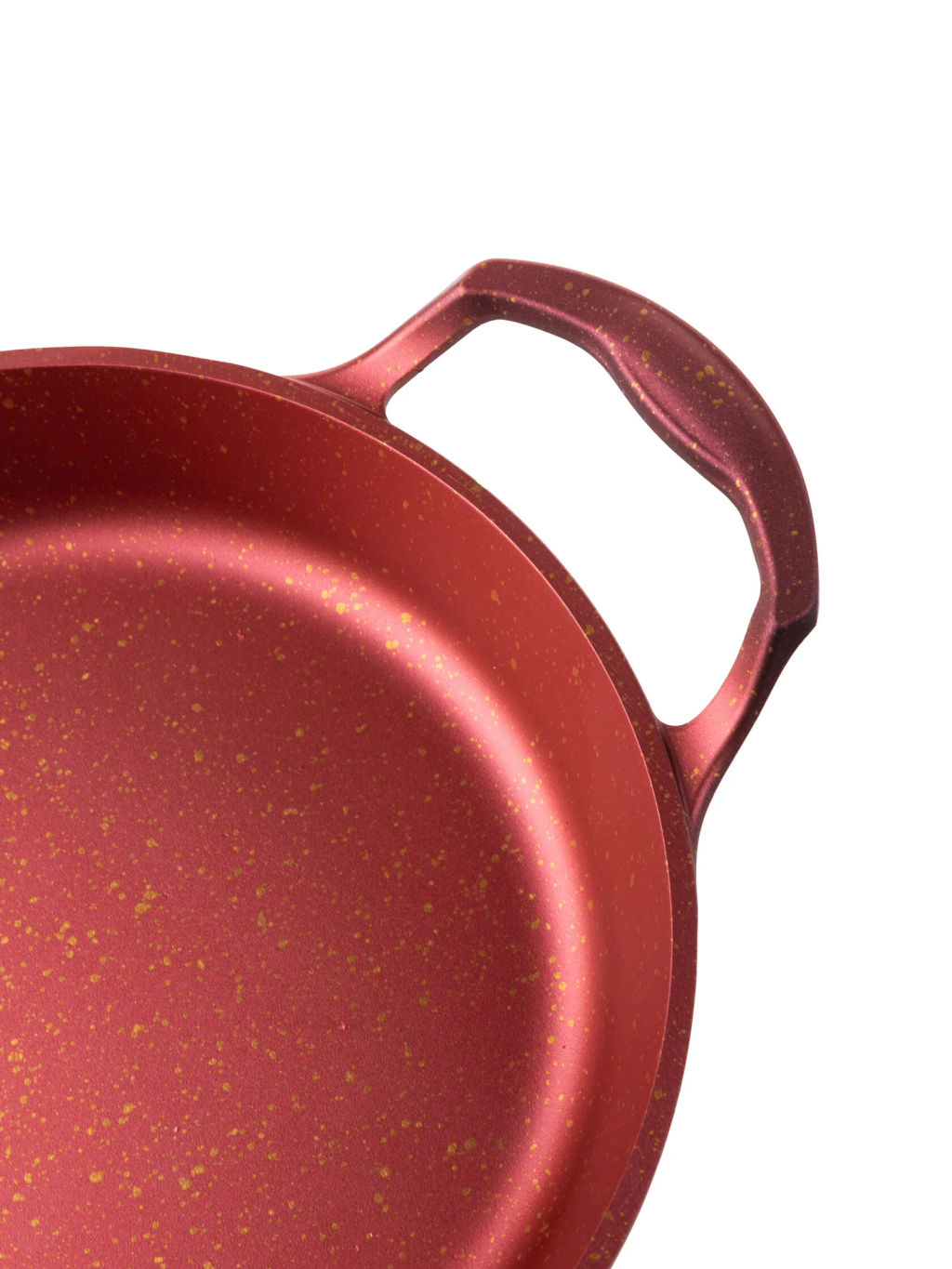 Омлетница без крышки 20х3,7 см (0,9 л) с АПП, цвет:бордровый металик, арт. 2050-MBRD-20. - D.L.K. фото 2