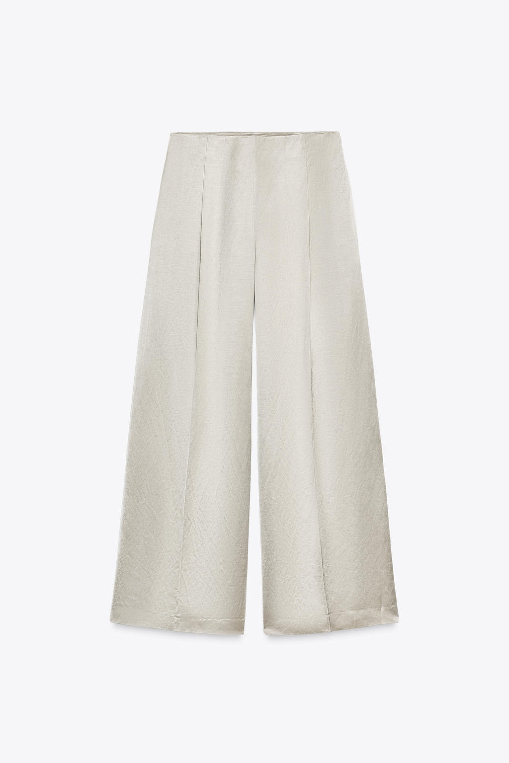 ZW COLLECTION SATIN TROUSERS WITH DARTS - Zara фото 5