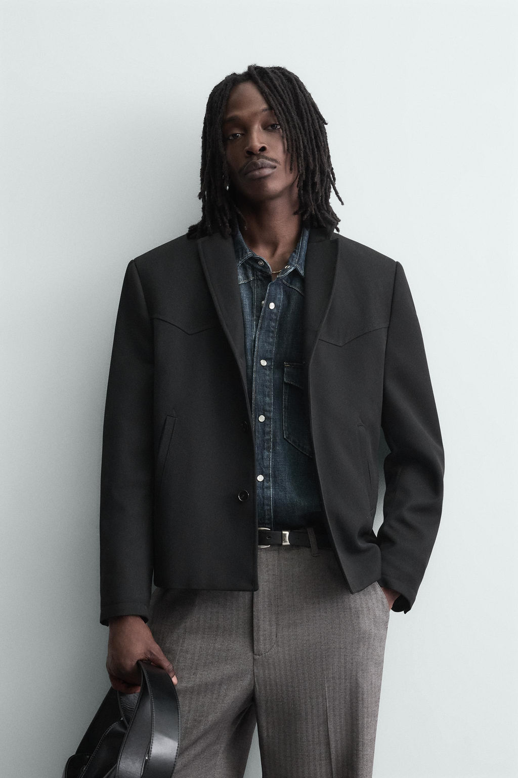 BLAZER ESTRUCTURA / Negro - Zara фото 2